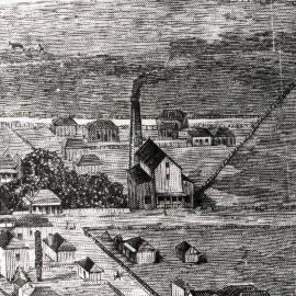 Henry Hough's flour mill, West Maitland, from Sydney Illustrated News, September 1878