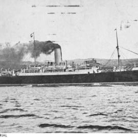 SS Hororata underway