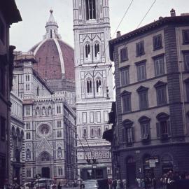 The Basilica di Santa Maria del Fiore and Giotto's Campanile, Florence, Italy, [1960]