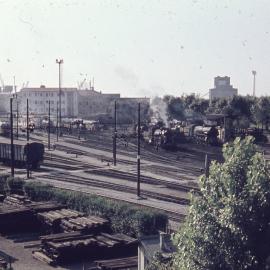 Rail yards, Venice, Italy, [1960]