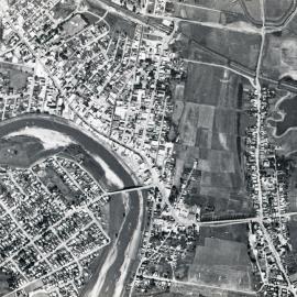 Aerial photograph, central West Maitland, NSW, Lands Department, 1979