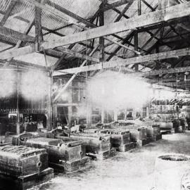 Interior with equipment, Sydney Soap and Candle Company, Newcastle, NSW, courtesy Mrs Faulkner