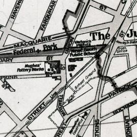 Hughes Pottery Works from Craigie's Map of Newcastle, [1920]