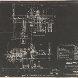 CA Parsons & Co. Ltd. - General Arrangement - End Elevations - [Steam Engine?]