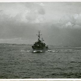Unidentified Naval ship  - State Dockyard, Newcastle, NSW [n.d.]