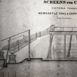 Screens for coal, Victoria Gully mines, Newcastle City Library, AM C12/12