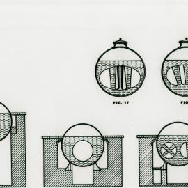 Lancashire boiler, here with Galloway tubes, from Caleb Pamely, The Colliery Manager's Handbook, 1898, Fig 93, redrawn D  Bairstow, 1980