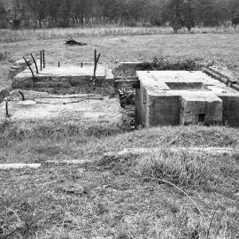 Foundation A from the south, 1980