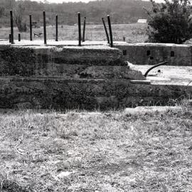 Foundation A from the west, 1980 