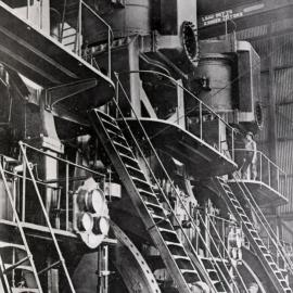 BHP - from The Newcastle Steelworks, souvenir book of the opening, 2 June 1915 - (c) blast furnace blowing engine