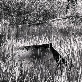 Pipeline parallel to railway, Waratah Colliery site, Charlestown (Waratah South), NSW, 1980