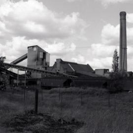 Poppet head and stack, Aberdare Colliery, April 1980