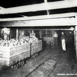 Glebe Pit underground, Newcastle Coal Mining Company, [1890], NSW Geological and Mining Museum, 0041