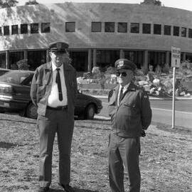 Unidentified university security personnel, the University of Newcastle, Australia - 1992