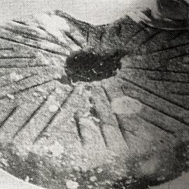 [Tool used to chip grooves in millstone], Aberdeen, NSW 
