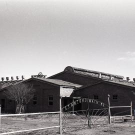 Entrance gate from the north, Stanford Main No 2 Colliery, Paxton, NSW, August 1981