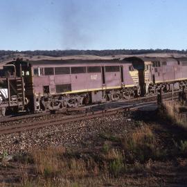 8046 and 4497, "Indian Pacific", Gresham, NSW, 16 December 1989