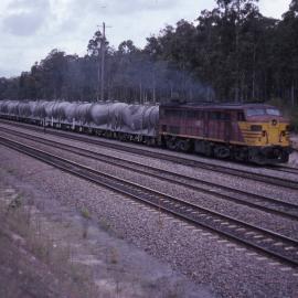 4491, cement train, Thornton, NSW, 27 September 1990