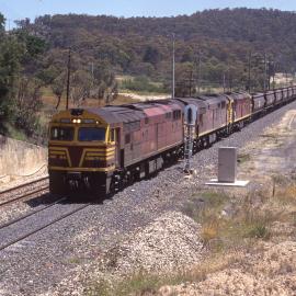 8028, 8042 and 80 Class, coal train, Marangaroo, NSW, 31 December 1992
