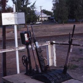 Ground frame, Canowindra, NSW, 13 April 1991