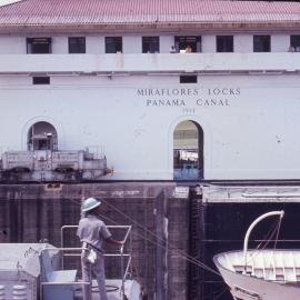 Miraflores Locks, Panama Canal, [1960]