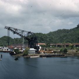 Overhead crane, Panama Canal, [1960]