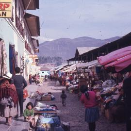 Street market, Cuzco, [1960]