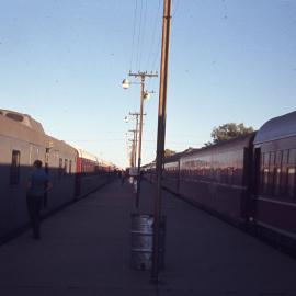 Standard gauge and narrow gauge, "Ghan", Marree, SA, [1978]