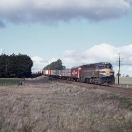 C504, freight train, [Ballan, Vic], April 1983