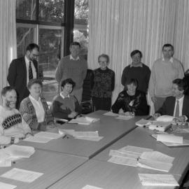 Unidentified members from the Ethics Committee, the University of Newcastle, Australia - 1992