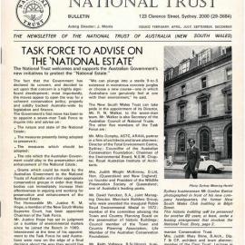 National Trust Bulletin (NSW), No. 58, July 1973