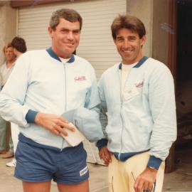 Robbie Wood and Warren Smith at  Surfest 1985 - Newcastle, NSW