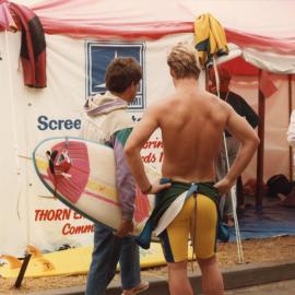 Michael Ho and Mark Occhilupo at Surfest - Newcastle, NSW