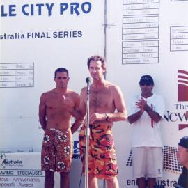 Kelly Slater and Mark Richards at Surfest 1995 - Newcastle Beach, NSW