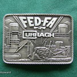 Belt Buckle: FED.FA URRAGH