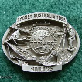 Belt Buckle: Sydney Australia 1995 AIMEX'95