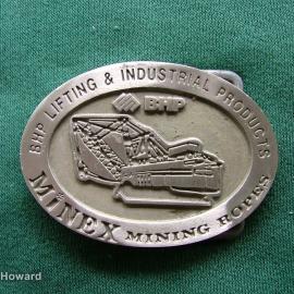 Belt Buckle: BHP Lifting & Industrial Products MINEX Mining Ropes