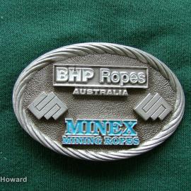 Belt Buckle: BHP Ropes Australia MINEX Mining Ropes