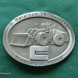 Belt Buckle: Marathon le Tourneau blackwood Hodge Costain
