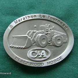 Belt Buckle: Marathon Le Tourneau C&A Blackwood Hodge