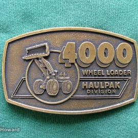 Belt Buckle: 4000 Wheel Loader Haulpak Division