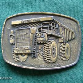Belt Buckle: Lectra Haul Unit Rig & Equipment Co.