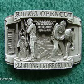 Belt Buckle: Bulga Opencut Ellalong Underground