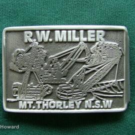 Belt Buckle: R.W. Miller Mt. Thorley NSW