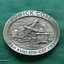 Belt Buckle: Howick Coal P&H 4100 XPA.CAT 793