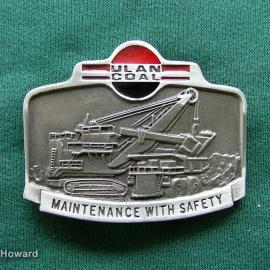 Belt Buckle: ULAN COAL Maintenance With Safety