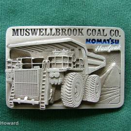 Belt Buckle: Muswellbrook Coal Co. KOMATSU Haulpak
