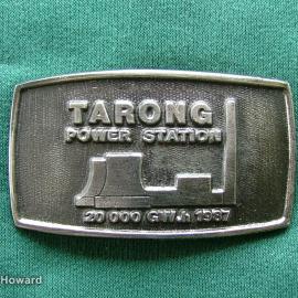 Belt Buckle: Tarong Power Station 20000 GW.h 1987