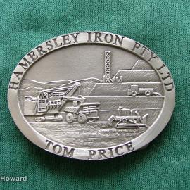 Belt Buckle: Hamersley Iron PTY LTD Tom Price