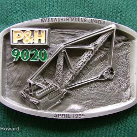 Belt Buckle: P&H 9020 Warkworth Mining Limited April 1999